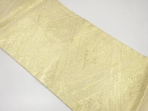 佐賀錦　菱模様織り出し全通袋帯